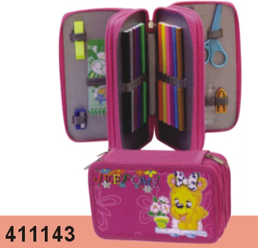 411143->>STATIONERY SET>>PENCIL BAG WITH STATIONERY