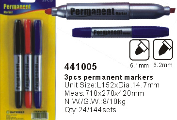 441005->>MARKER-PERMANENT-DRY ERASE-HIGHLIGHTER>>PERMANENT MARKER