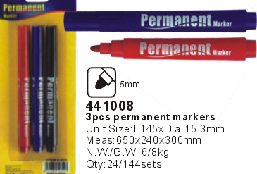 441008->>MARKER-PERMANENT-DRY ERASE-HIGHLIGHTER>>PERMANENT MARKER