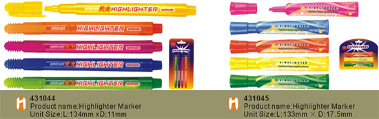 431044-431045->>MARKER-PERMANENT-DRY ERASE-HIGHLIGHTER>>HIGHLIGHTER