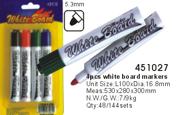 451027->>MARKER-PERMANENT-DRY ERASE-HIGHLIGHTER>>WHITE BOARD MARKER